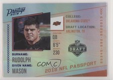 2018 Panini Prestige NFL Passport Xtra Points Blue Mason Rudolph #PP-MR u6m