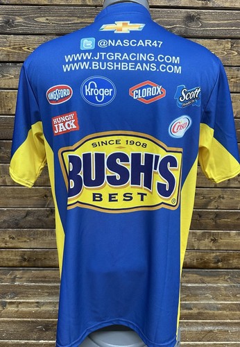 NASCAR JTG Racing Bush's Best Race Used Crew Shirt Size Large - Picture 4 of 4