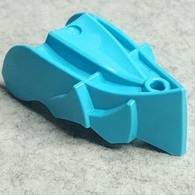 LEGO 15357 Hero Factory Creature Head Jaw without Axle Hole Medium Azure x1 
