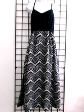 J. CREW 🌸 SIZE 0 PETITE==NAVY BLUE & WHITE / MAXI SUNDRESS