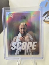 2026 Topps Chrome WWE Scope SCO-19 Solo Sikoa, Smackdown Refractor 