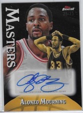 ALONZO MOURNING  2024 Topps Finest Masters Auto 