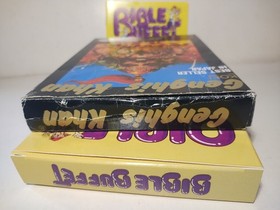 Empty Nintendo NES Game Boxes Only Bible Buffet Genghis Khan
