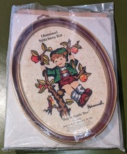 Vintage 1976 Hummel Stitchery Kit "Boy in Apple Tree" No. 8032