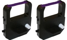  2 Pack Acroprint ES700 ES900 M150MC4 Ribbon Cartridge, Purple Ink, 39-0121-004