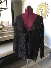 Womens Top Size 22 By Linda Lundstrom Black