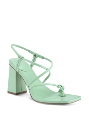 Marc Fisher LTD Giada Sandal, Light Green Leather, Women Size 6.5 M $150  NEW