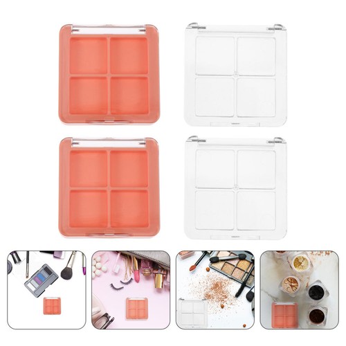 4 Pcs Lidschatten-Box Leere Lidschattenpalette Make-up-Palette Mit Gitter - Bild 12 von 12
