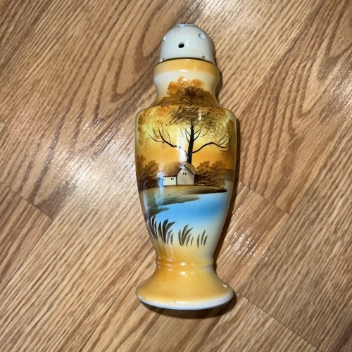 Vintage Noritake Tree in the Meadow Creamer Powder Sugar Shaker Muffineer Set - Picture 6 of 9
