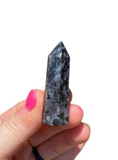 Indigo Gabbro Point (Mystic Merlinite), Natural Indigo Gabbro from Madagascar