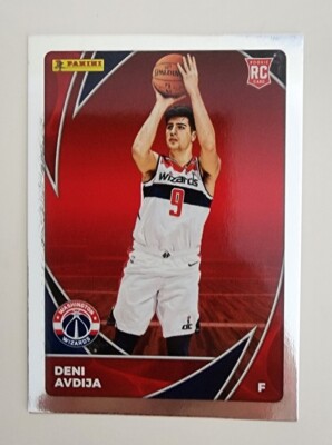 2020/21 NBA Panini Stickers and Cards - Deni Avdija RC Rookie Silver Foil Wizard
