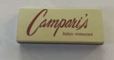 Campari's Italian Restaurant Sheraton Tech Center Denver Matchbox Empty