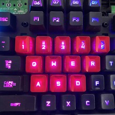 12pcs/set Luminous Keycap for Logitech G413 G910 G810 G310 G613 K840 Keyboard
