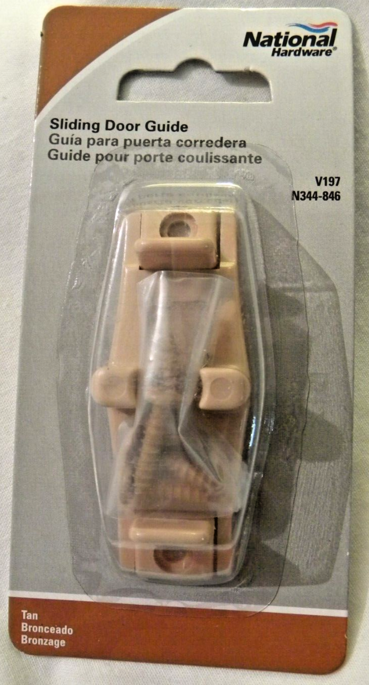 National Hardware V197 Sliding Door Guides Doors 3/4" to 13/8" Thick