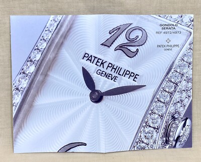 PATEK PHILIPPE Booklet 4972 4973 Gondolo Serata Caliber E 15