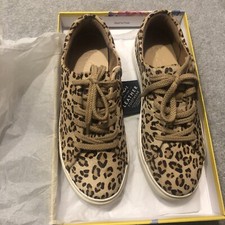 Joules Womens Solena Luxe Leopard Laced Shoes Uk 6 Eu 39 US 8. RRP £79.95, BNWT