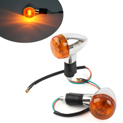 2x Turn Signals Lights Fit Kawasaki Vulcan VN800 900 1500 1600 1700 2000 Custom