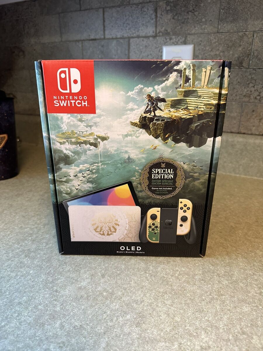 Nintendo Switch OLED Zelda Tears of the Kingdom Edition Special Powever  Bundle