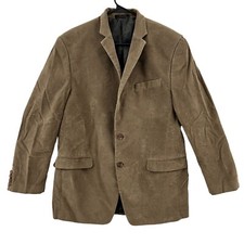 Lauren Ralph Lauren Men 42L Brown Sport Corduroy Jacket Blazer Fully Lined