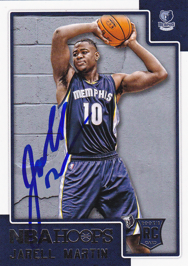 NBA マクファーレン　開封済み　サイン入　証明書　ステファン　マーベリー JARELL MARTIN MEMPHIS GRIZZLIES SIGNED CARD ORLANDO MAGIC