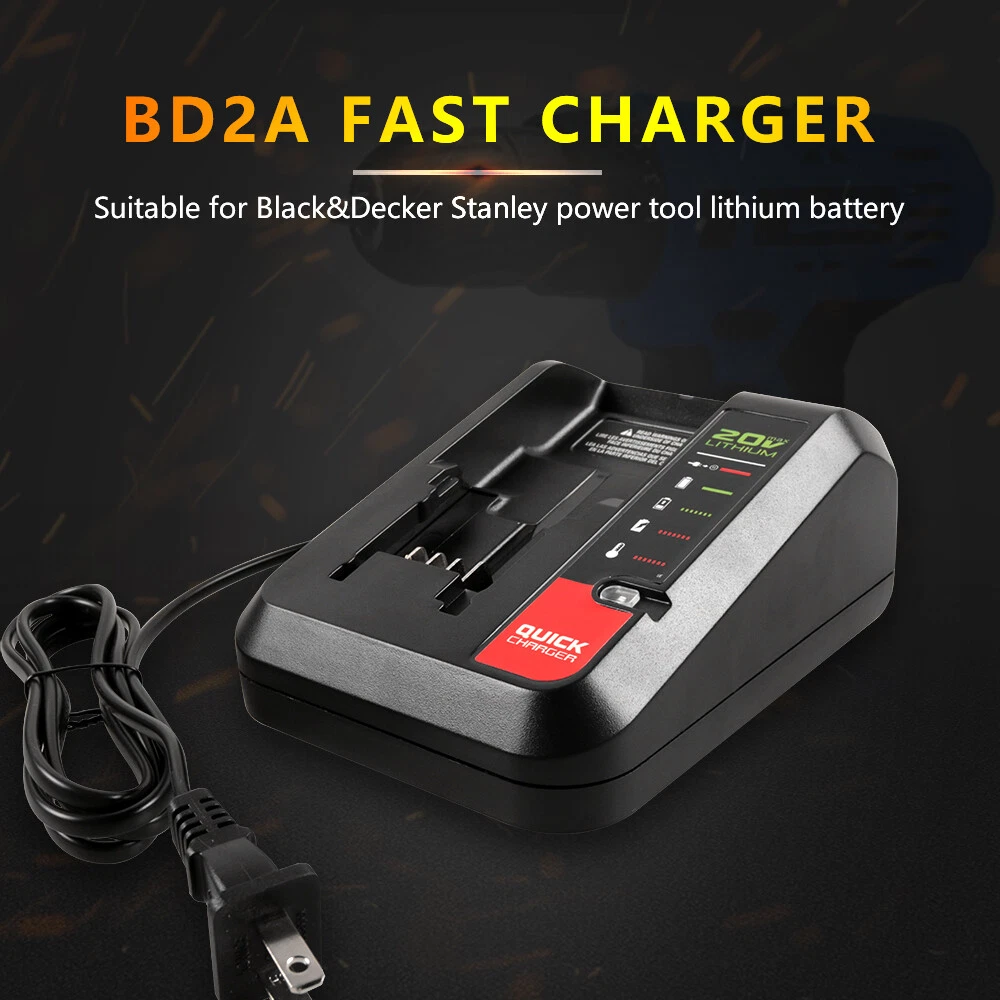 Black Decker 20v Lithium Battery Charger