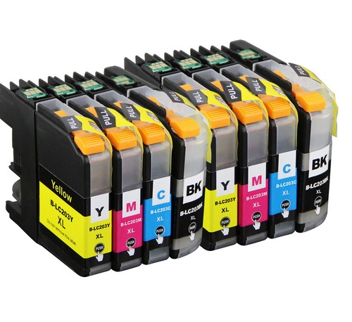 Print Ink Jet Cartridge use fits LC203 Brother MFC-J5520DW MFC-J460DW MFC-J480DW - Picture 12 of 18