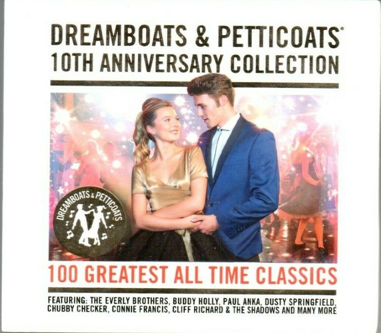 Dreamboats & Petticoats 10th Anniversary Collection - 4xCD NEW SEALED 100 Hits