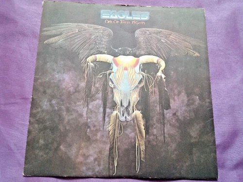 EAGLES - ONE OF THESE NIGHTS - 1975 12" VINYL UK Asylum LP embossed sleeve