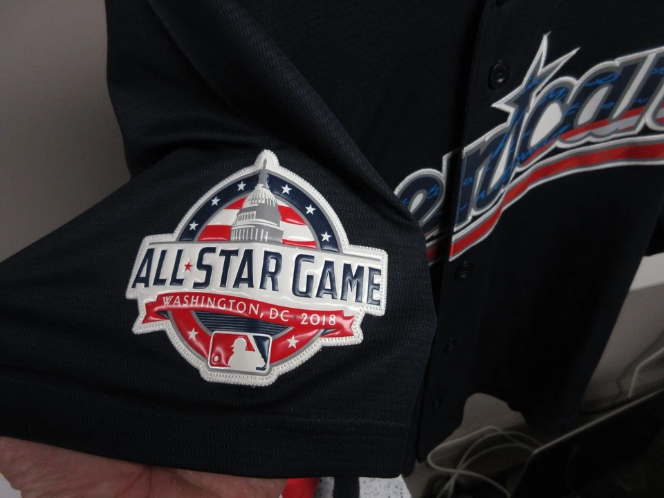 Camiseta Majestic Aaron Judge 2018 All Star HR Derby Liga Americana Yankees Juvenil Foto 4 de 4