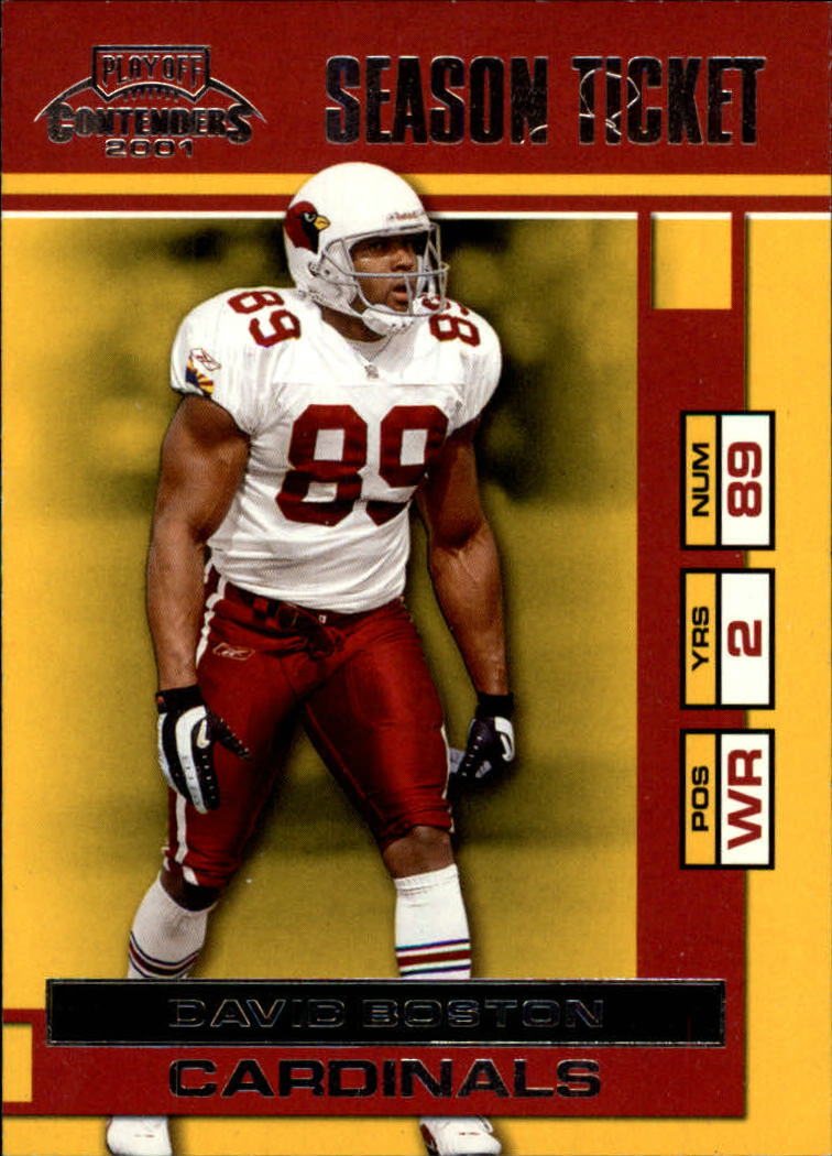 2001 Playoff Contenders Football "Main Set" Cards