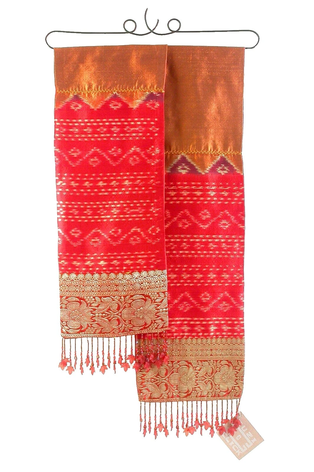 Bufandas y estolas bohemio con Cuentas para Mujeres