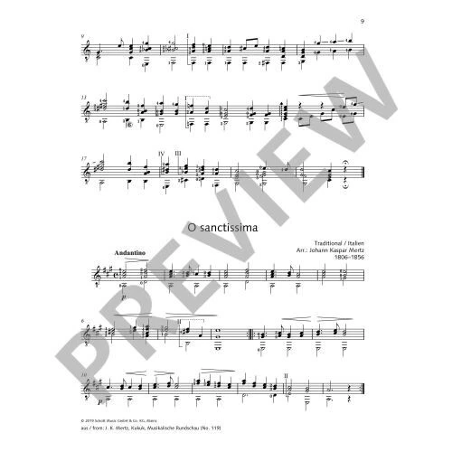 Musiknoten Noten Asturias 55 klassische Meisterwerke für Gitarre - Bild 4 von 4