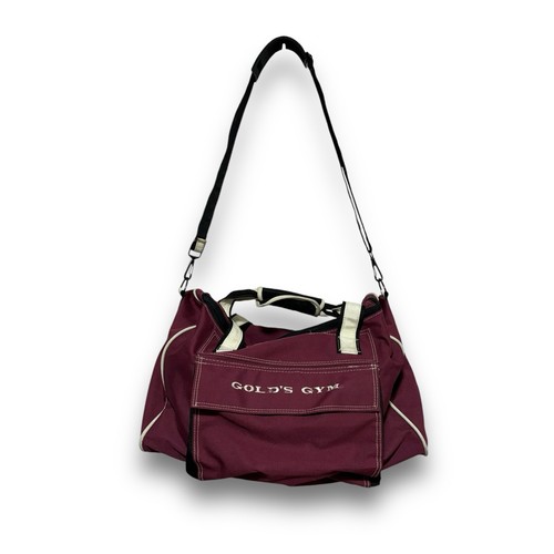 Gold's Gym Unisex Gym Travel Duffle Bag Red Approx 20x17x9 eBay