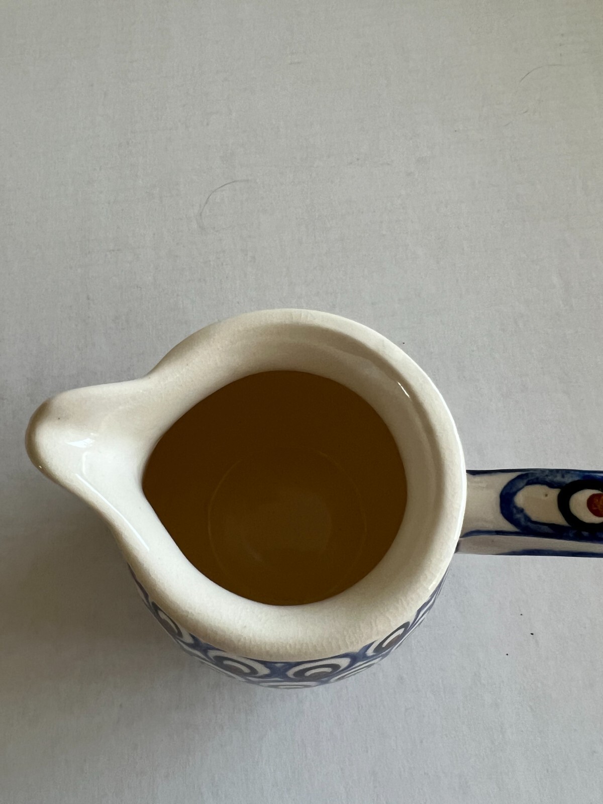 BOLESLAWIEC Polish Pottery - Small 13oz Pitcher