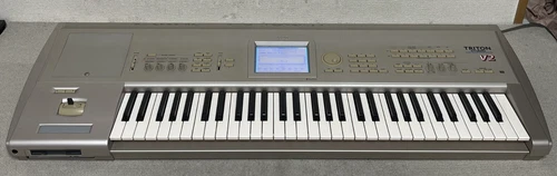 KORG TRITON Studio V2 61‑Key Workstation Synthesizer with HD Audio and Sampling