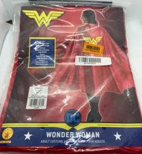 Deluxe Women's Wonder Woman Cape DC Comics Super Hero Adult HalloweenCostume RED