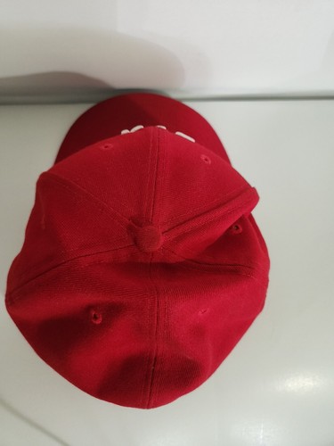 RARE San Francisco 49ers Saloon Script Puffy New Era 59FIFTY Fitd. Cap sz 7 7/8 - Picture 8 of 10