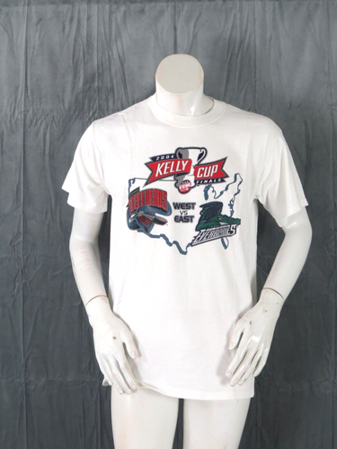 2004 Kelly Cup Shirt - Idaho Steelheads vs. Florida Everblades (ECHL) - Men's M - Afbeelding 1 van 7