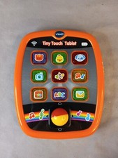 Vtech Tiny Touch Tablet Teaches Animals Music Numbers Letters Age 6-36M