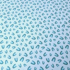 Aussie Friends BTY P&B Textiles Teal Aqua Green Rainbow