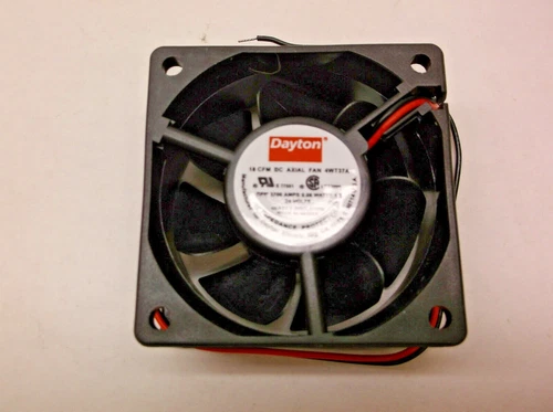 4WT37 Axial Fan, 24VDC, 2-3/8In H, 2-3/8In W (R)