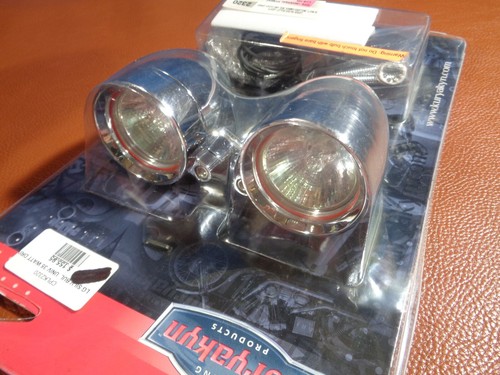 Harley Davidson , UNIVERSAL, KURYAKYN , TURNSIGNALS-CHROME . - Picture 3 of 11