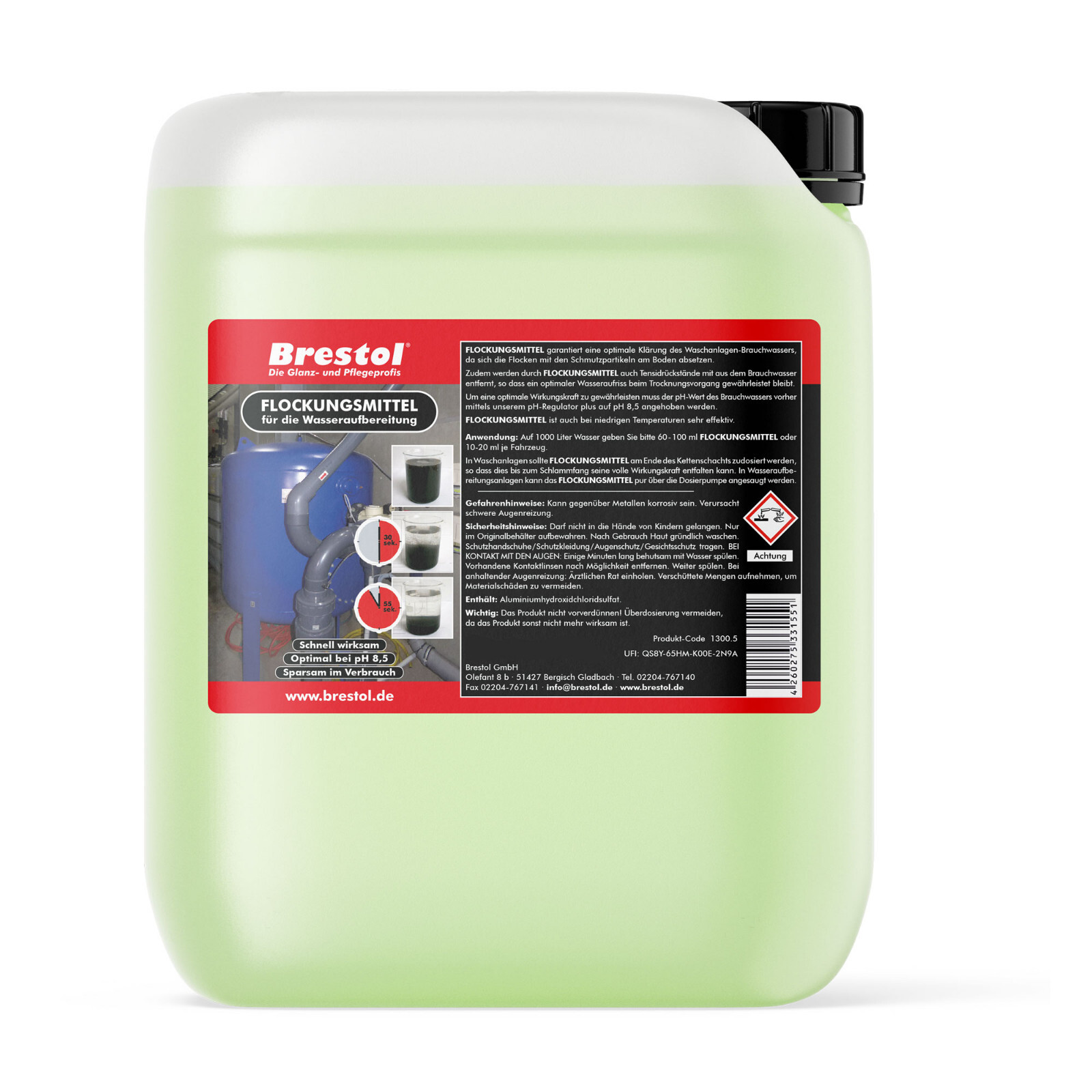 (8,20 €/L) 25 L floculante floculante superflock líquido lavaderos de coches