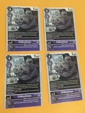 4x Chikurimon BT11-077 U (Playset) Digimon CCG | Dimensional Phase Near Mint
