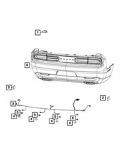 Genuine Mopar 2015-2016 Dodge Challenger Rear...