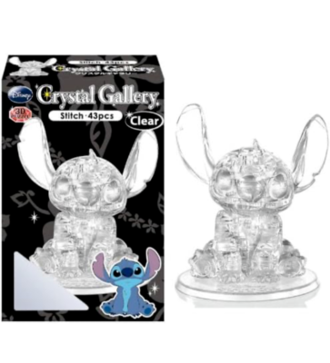 Rare Hanayama Crystal Gallery Stitch Clear 3D puzzle 43 pieces