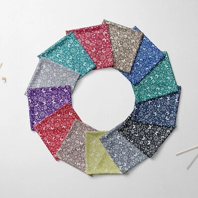 DISCOVER LIFESTYLE & FASHION FABRICS Floral Butterfly 100% Cotton Craft Quilting Patchwork Bunting Sewing Soft Fabric