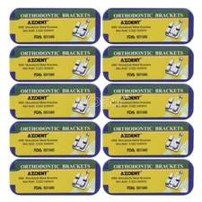 50Pack Dental Orthodontic Brackets Monoblock Mini Roth.022 Hooks 3-4-5