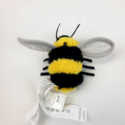 Peluche IKEA Skogsduva Bumblebee Ape Grigia Nera E Gialla - 2024 - Piccolo (3,25)