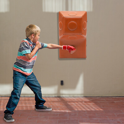 Wall Mounted Design Uppercut Heavy Bag Square Boxing Training Punching Target US